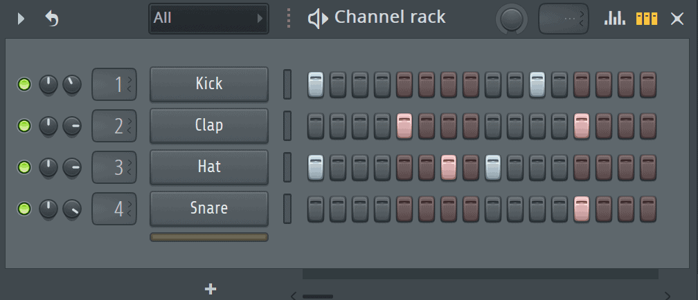Channel Rack detallado